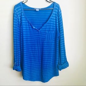 🔸Lucky Brand🔸〰️loose fit〰️distressed long sleeve